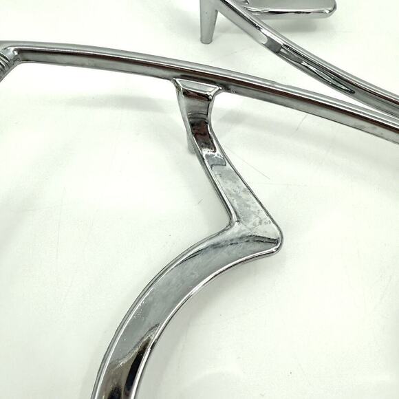 Lot Of 3 Corning Ware P-7-M-1 Casserole Cradle Chrome Trivet Hold 1.5 Quart Dish - Picture 9 of 15